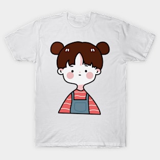 Space Buns Girl - Ashley T-Shirt